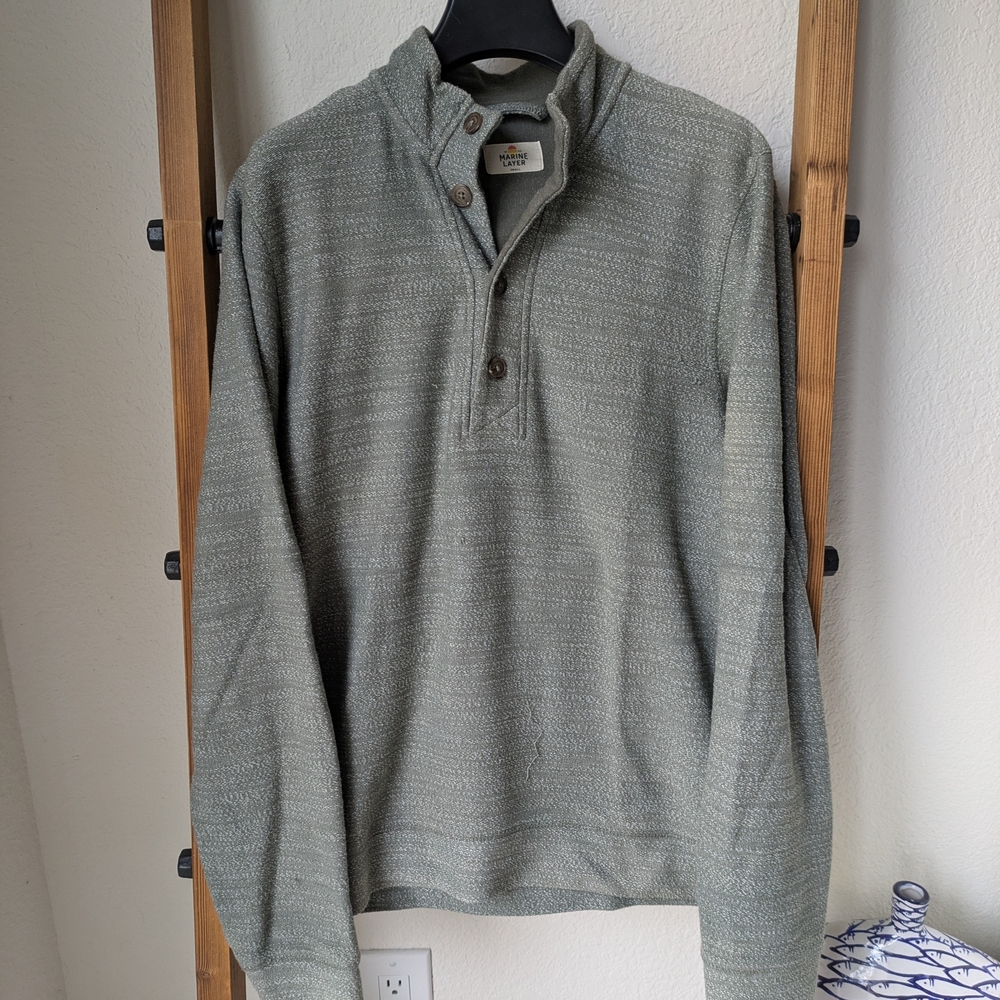 Marine Layer Men's Khaki Sweatshirt - Size S